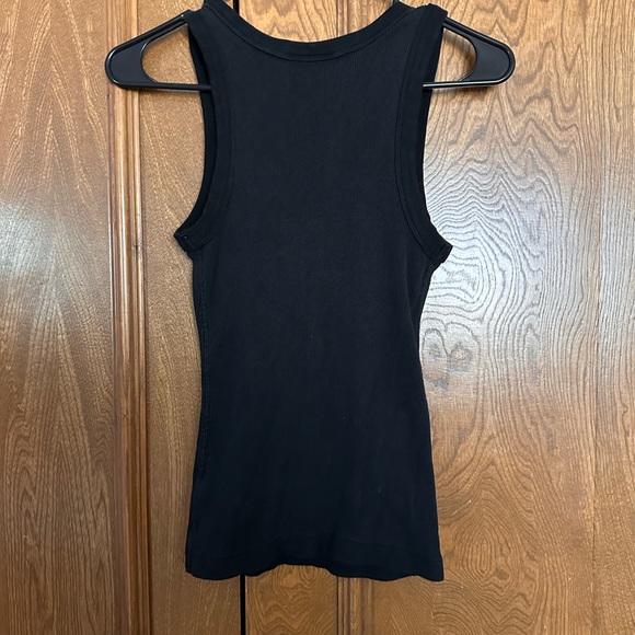 Universal Thread Black Ribbed Tank Top - Picture 2 of 4